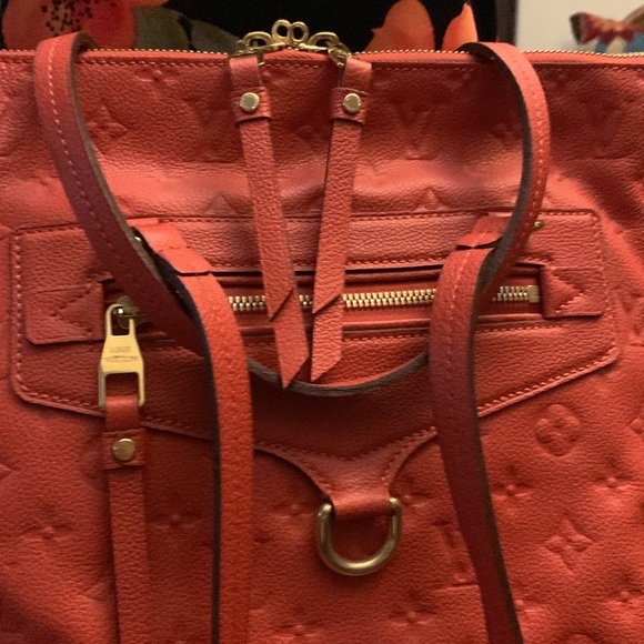 Elegant Mandarin leather Designer Tote Bag Louis Vuitton - Picture 4 of 11